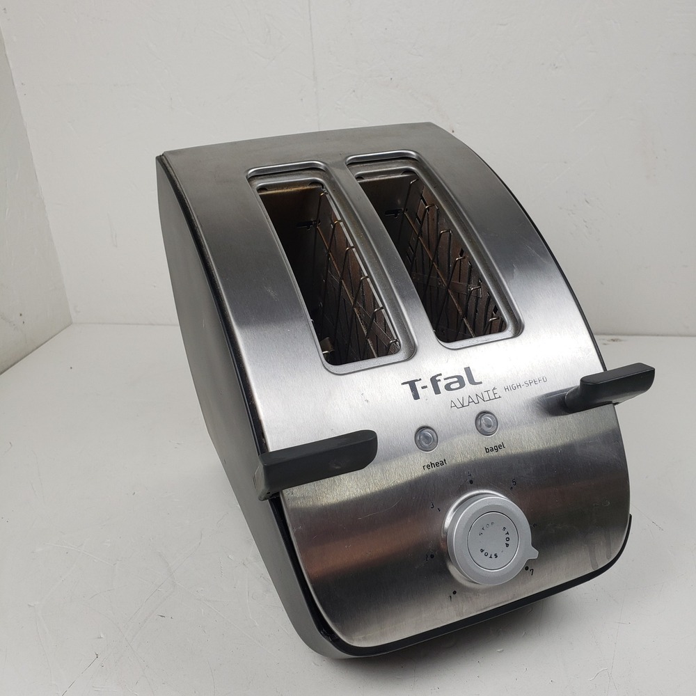 T-fal Avante High-Speed 2-Slice Toaster Stainless Steel Black TT5200002